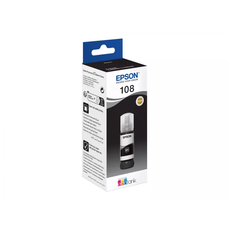 Bottiglia d'inchiostro EPSON 108 EcoTank nero