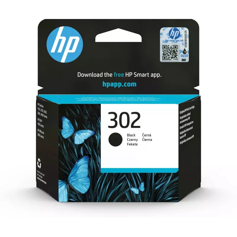 Cartuccia d'inchiostro originale HP 302 nero