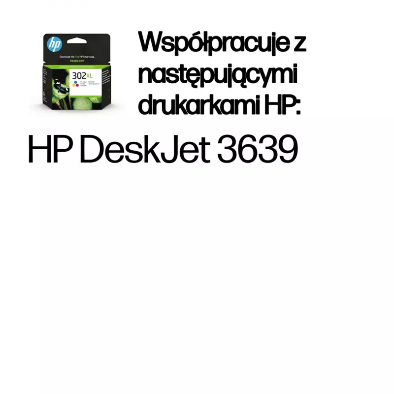 Cartuccia d'inchiostro originale HP 302XL alta capacità tricolore