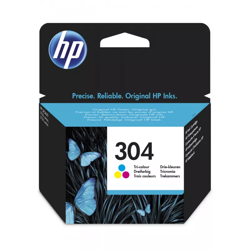 Cartuccia d'inchiostro originale HP 304 tricolore