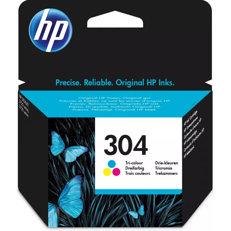 Cartuccia d'inchiostro originale HP 304 tricolore