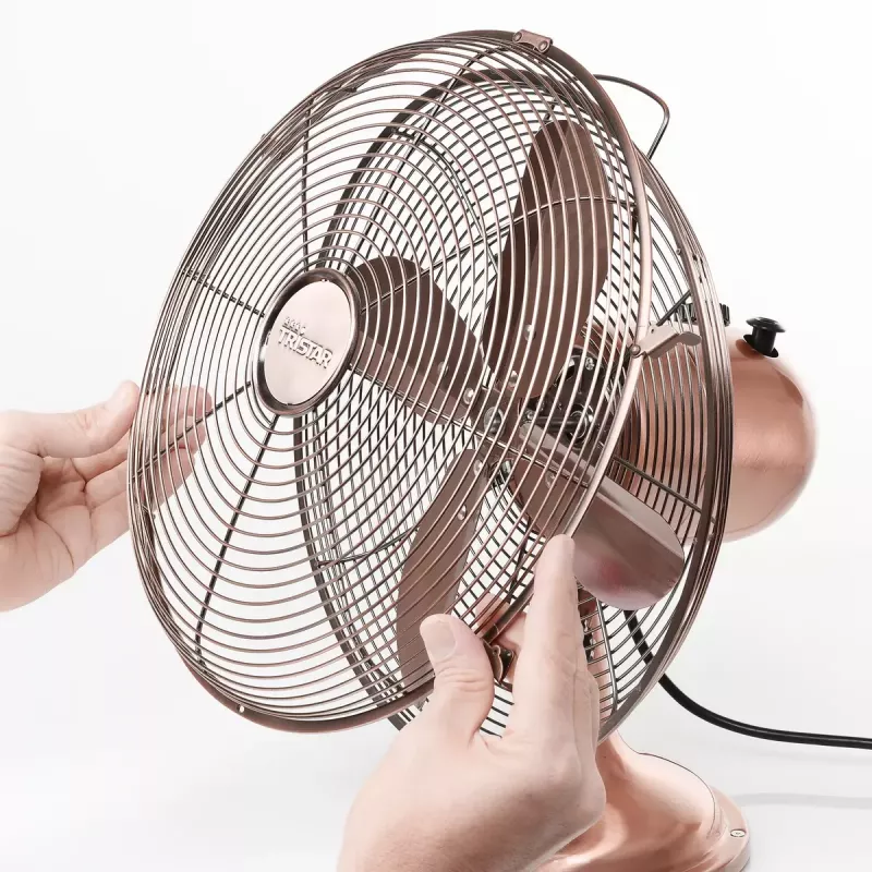 Ventilatore da tavolo Tristar VE-5970 retro ventilatore da tavolo rame 30 cm