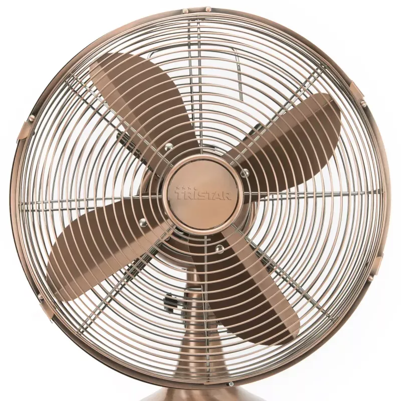 Ventilatore da tavolo Tristar VE-5970 retro ventilatore da tavolo rame 30 cm