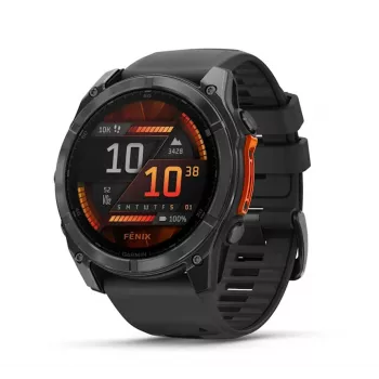 Garmin Fenix 8 3,56 cm (1,4) AMOLED 51 mm digitale 454 x 454 pixel touchscreen titanio WLAN GPS (satellitare)