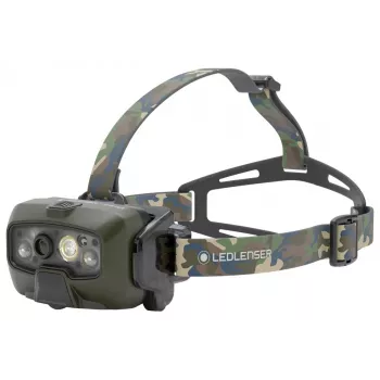 Ledlenser HF8R Core RGB Camouflage - Torcia frontale LED, verde