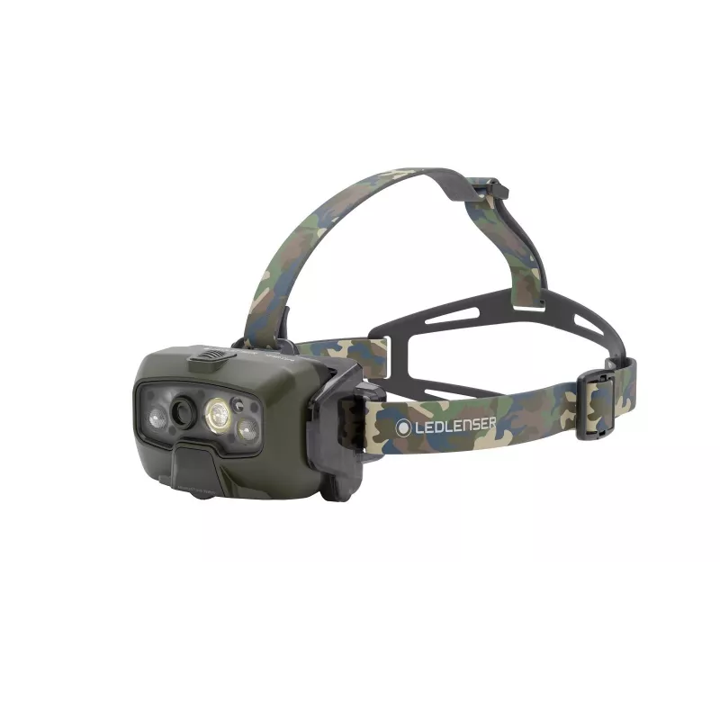 Ledlenser HF8R Core RGB Camouflage - Torcia frontale LED, verde