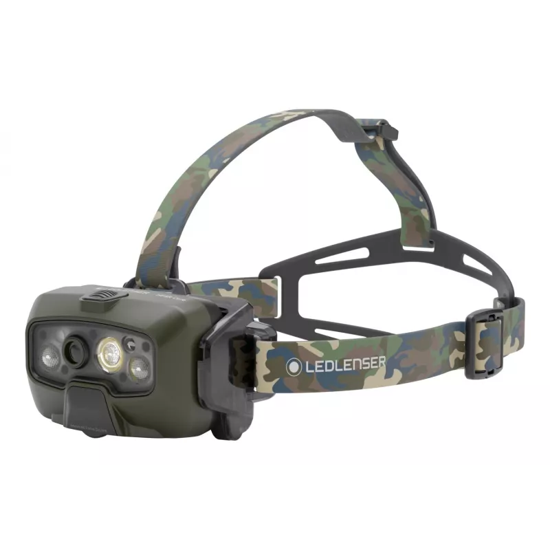 Ledlenser HF8R Core RGB Camouflage - Torcia frontale LED, verde