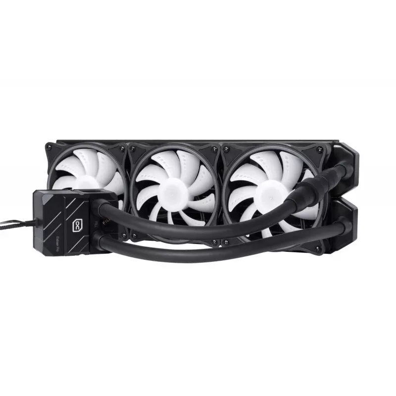 Alphacool Eisbaer Pro Aurora 360 dissipatore a liquido all-in-one per processore 12 cm nero, bianco 1 pz.