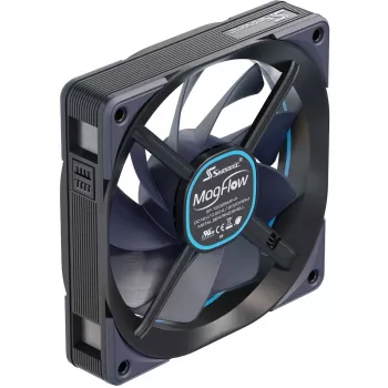 MagFlow 1225 PWM (kit 1 ventola) 120,4 x 124,2 x 26,6 mm / cuscinetto fluidodinamico / 63,33 CFM / 33,78 dBa / 2200 giri/min / cavo magnetico per installazione semplice (MAGFLOW-1)