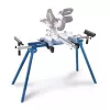 Cavalletto per troncatrice Scheppach UMF1550, supporto in metallo a 4 gambe, portata max 150 kg, lunghezza max 194,5 cm, dimensioni 950×540×810 mm, nero