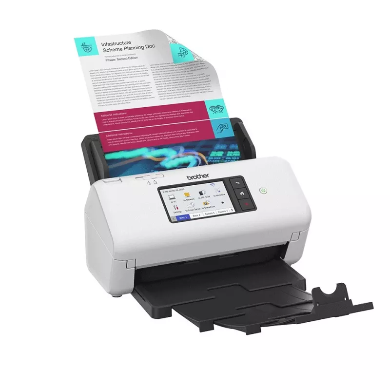 Scanner ADF Brother ADS-4700W 600 x 600 DPI A4 bianco e nero