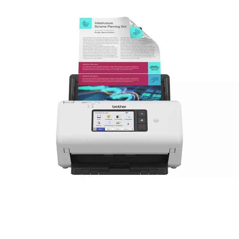 Scanner ADF Brother ADS-4700W 600 x 600 DPI A4 bianco e nero