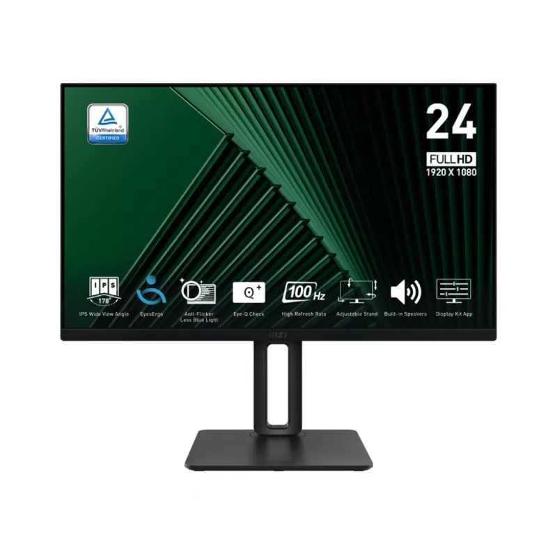 MSI Pro MP245PG 24 pollici IPS FHD HDMI/DP Pivot - Monitor piatto - 61 cm