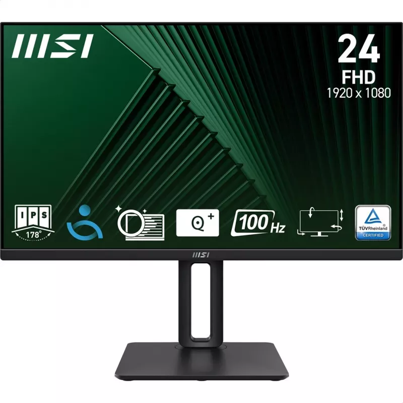 MSI Pro MP245PG 24 pollici IPS FHD HDMI/DP Pivot - Monitor piatto - 61 cm