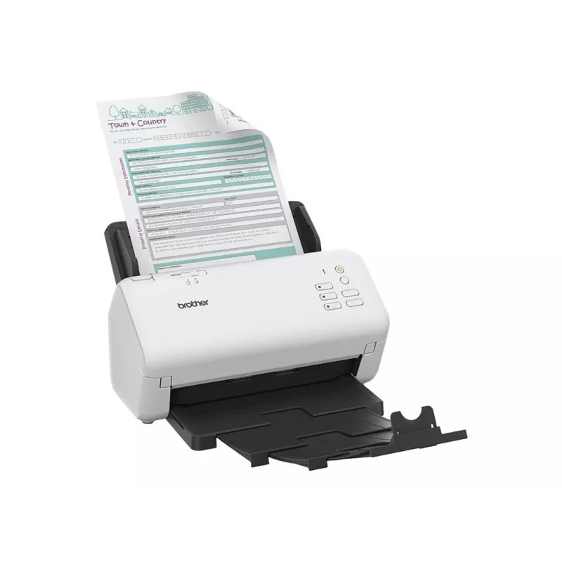 Scanner ADF Brother ADS-4300N – A4, 600 x 600 DPI, duplex, ADF 80 fogli, Dual CIS, LED (nero/bianco)