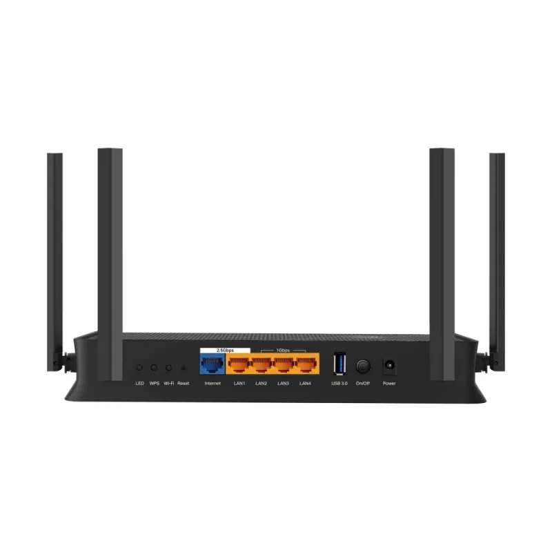 Router Wi-Fi TP-Link Archer BE3600 2,5 Gigabit Ethernet dual band (2,4 GHz / 5 GHz) nero