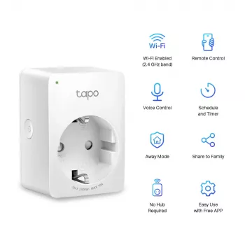 Presa smart Wi-Fi mini TP-Link Tapo