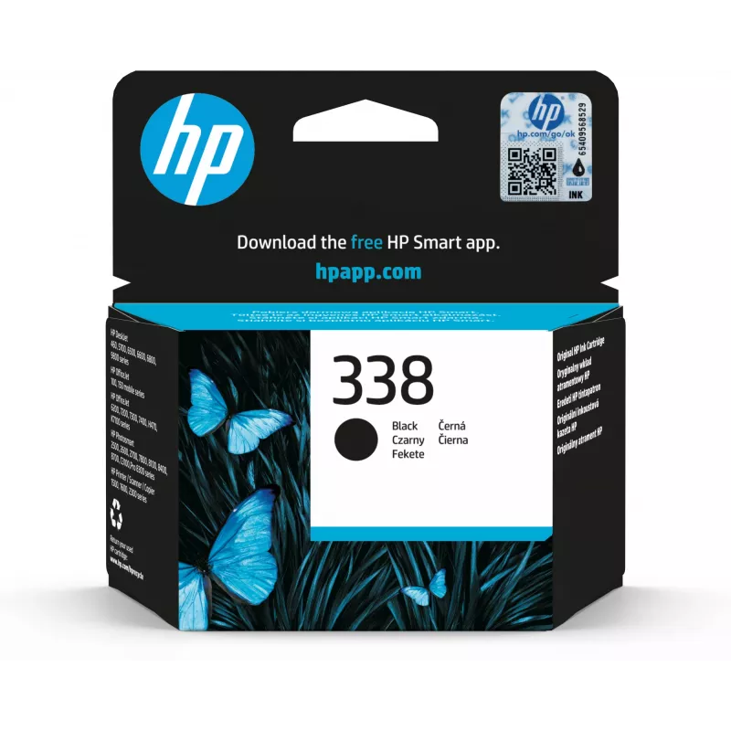 Inchiostro HP 338 11ml nero PS8150 8450 DJ5740 6540 6840 PSC2610 2710 2355 (ML)
