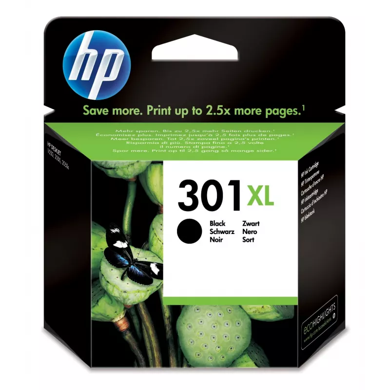 Cartuccia d'inchiostro originale HP 301XL alta resa nero