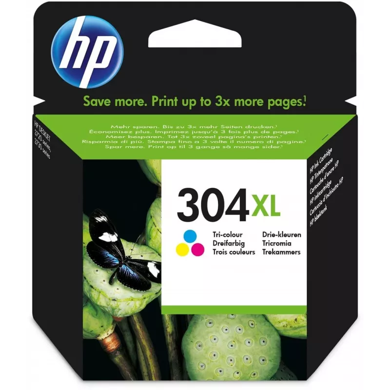 Cartuccia d'inchiostro originale HP 304XL tricolore