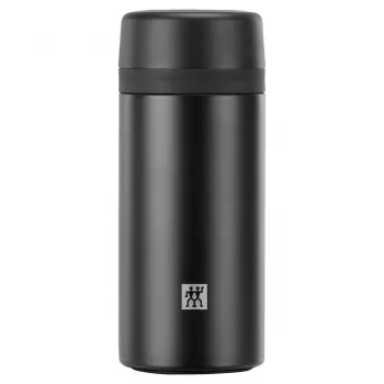 Borraccia termica ZWILLING THERMO 0,42 L, acciaio inox, nero, 7 h caldo / 10 h freddo