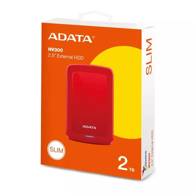 DashDrive HV300 2TB 2,5 pollici USB 3.1 rosso