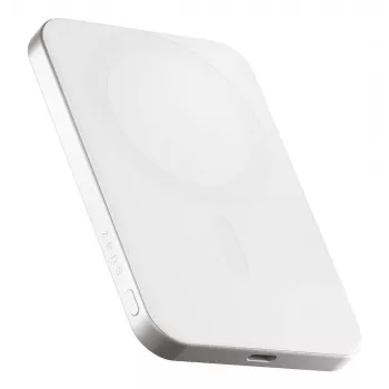 ZENS Pro 1 sottile 5000 mAh ricarica wireless bianco