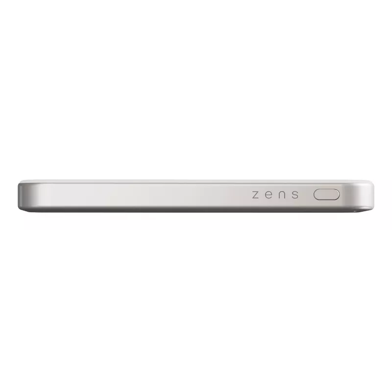 ZENS Pro 1 sottile 5000 mAh ricarica wireless bianco