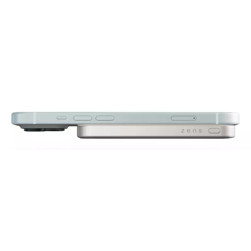 ZENS Pro 1 sottile 5000 mAh ricarica wireless bianco