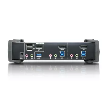ATEN switch KVMP™ 2 porte USB 3.1 Gen 1 4K DisplayPort 1.2 con audio (cavo KVM incluso)