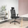 Ergo Office ER-425 sedia da ufficio ergonomica high-back, max. 150 kg, girevole, supporti regolabili
