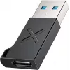 Unitek adattatore USB-C a USB-A A1049ABK01 — nero, adattatore compatto USB-C (femmina) a USB-A (maschio)