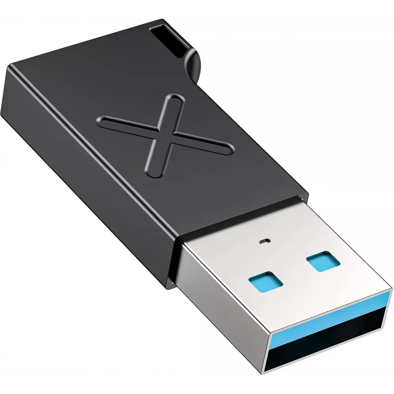 Unitek adattatore USB-C a USB-A A1049ABK01 — nero, adattatore compatto USB-C (femmina) a USB-A (maschio)