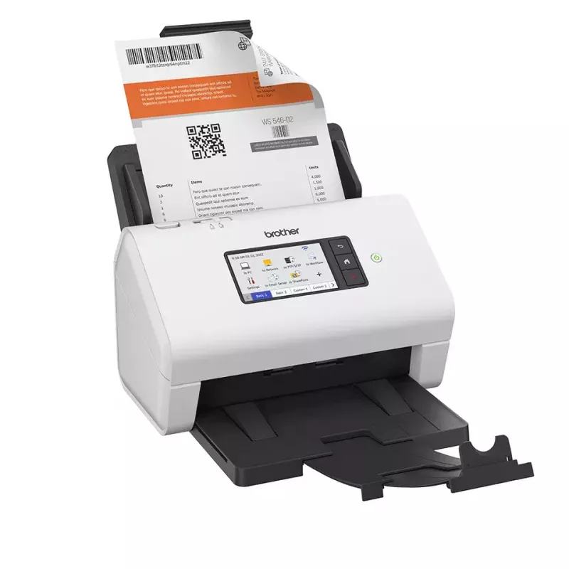 Scanner ADF + a trascinamento Brother ADS-4900W 600 x 600 DPI A4 nero bianco