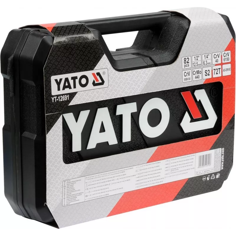 Yato YT-12691 Set di chiavi a bussola 82 pz.