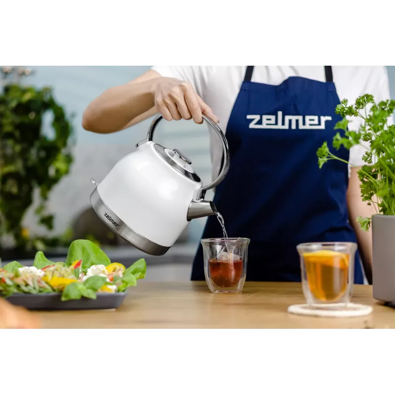 Bollitore Zelmer ZCK7940 1,5 L 2200 W acciaio inox, bianco