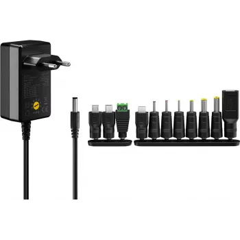 Goobay 64569 caricabatterie per dispositivi mobili universale nero AC - DC per interni (64569)