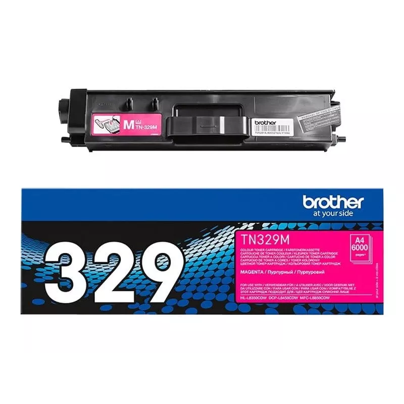 Brother TN-329M cartuccia toner, magenta, 6000 pagine