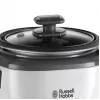 Russell Hobbs 27020-56 Mini cuociriso, 0,4 L, nero/bianco