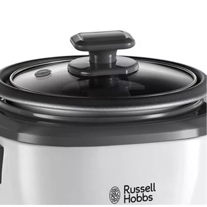 Russell Hobbs 27020-56 Mini cuociriso, 0,4 L, nero/bianco