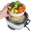 Russell Hobbs 27020-56 Mini cuociriso, 0,4 L, nero/bianco