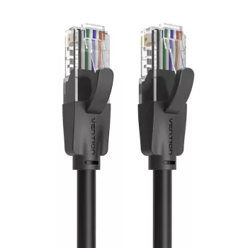 Cavo di rete UTP-CAT6-Vention IBEBN RJ45 Ethernet 1000Mbit/s 15m (nero)