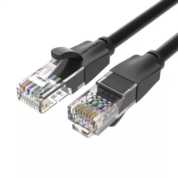 Cavo di rete UTP-CAT6-Vention IBEBN RJ45 Ethernet 1000Mbit/s 15m (nero)