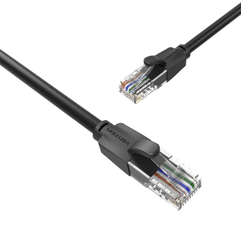 Cavo di rete UTP-CAT6-Vention IBEBN RJ45 Ethernet 1000Mbit/s 15m (nero)
