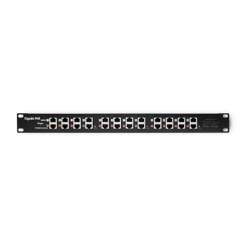 Patch panel QOLTEC 54478 12 porte PoE nero