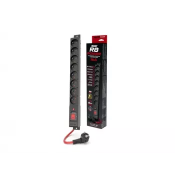 ACAR S8 Black 8 uscite AC 230 V 10m