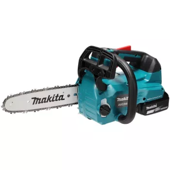 Motosega a batteria Top-Handle DUC256Z, 36 Volt (2x18V) blu/nero, senza batteria e caricabatterie