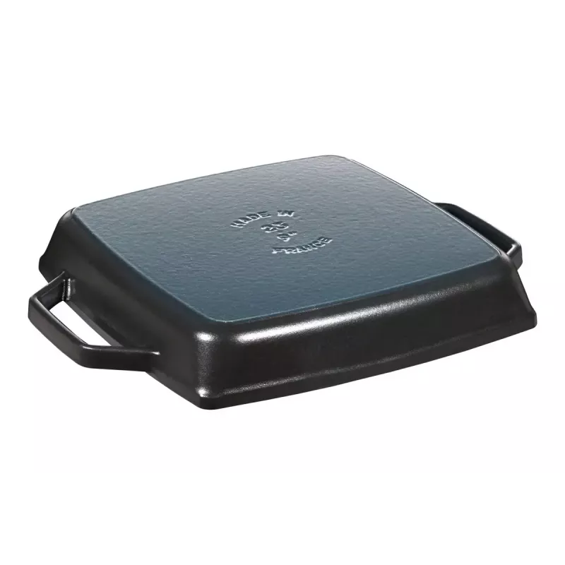 Padella per grill Staub 40511-683-0 rettangolare nera 348x280x43 mm