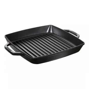 Padella per grill Staub 40511-683-0 rettangolare nera 348x280x43 mm