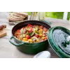 Staub 40503-109-0 Pennello da cucina in silicone nero, legno